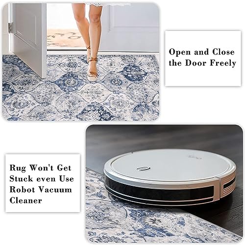 Lahome Moroccan Washable Small Area Rug, 3x5 Rugs for Bedroom Living Room - Image 4