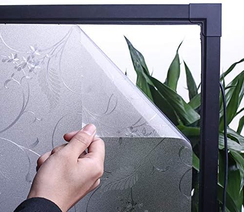 Niviy Window Privacy Film Decorative Static Cling Non-Adhesive, 35.4"x78.7" - Image 5