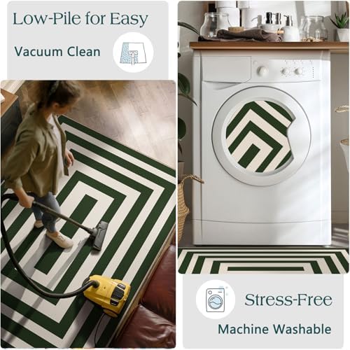 3x5 Modern Entry Rug - Washable Indoor Outdoor Mats for Front Door - Image 7