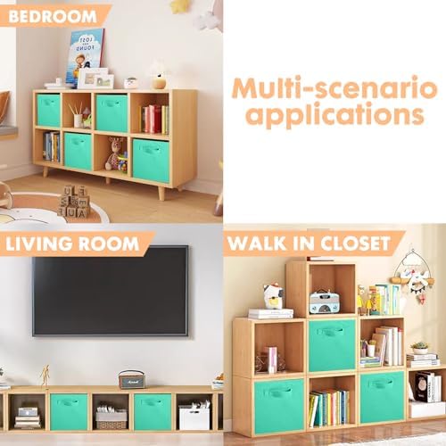 ShellKingdom Storage Bins, Foldable Fabric Storage Cubes And Cloth Storage - Image 6