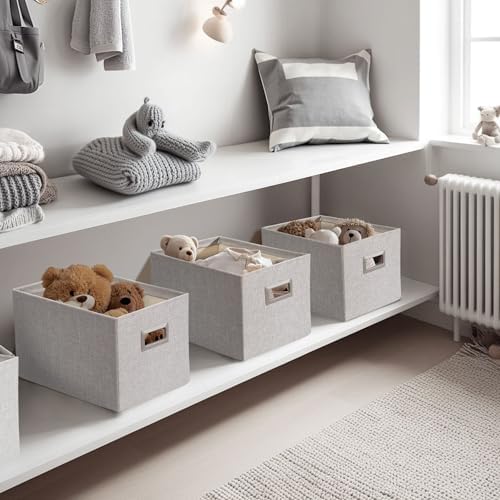 DECOMOMO Storage Bins for Shelves, 3x Tougher Storage Baskets - Image 2