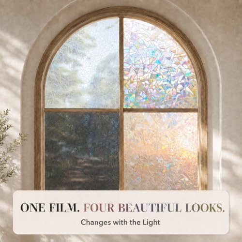 Rainbow Window Privacy Film, Stained Glass Cling, 23.6 inch * 157.4 inch - Image 4
