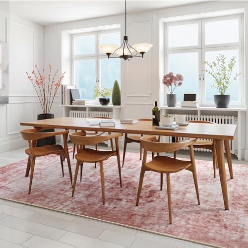 Modern Abstract 3x5 Rug, Non Slip Entryway Rug, Soft Machine Washable Rugs - Image 5