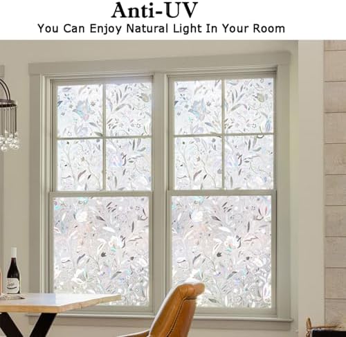 Kromapolis Privacy Window Film, Stained Glass Decorative, 17.5″ x 157.4″ - Image 5