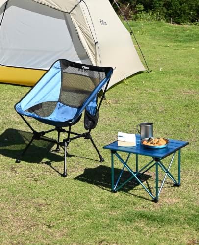 iClimb Ultralight Compact Camping Folding Table (Reinforced Blue - S) - Image 2