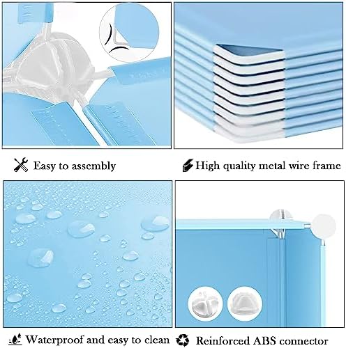 AWTATOS 6 Cube Closet Organizer Storage Shelves,Blue - Image 7
