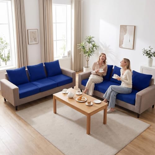 12Pcs Patio Cushion Covers Stretch Outdoor Furniture Protector Slipcovers - Image 6