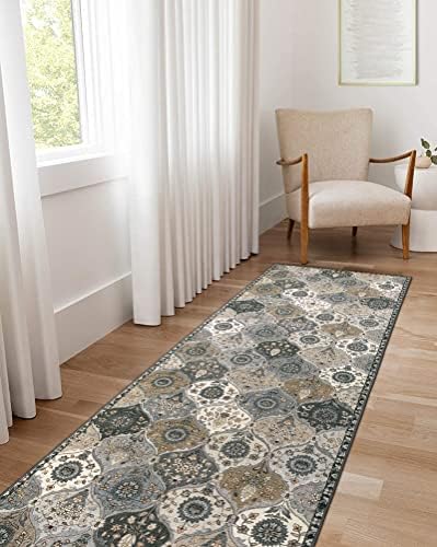 Lahome Moroccan Washable Runner Rug, 2x6 Soft Kitchen Runner Rug Non Slip by Lahome