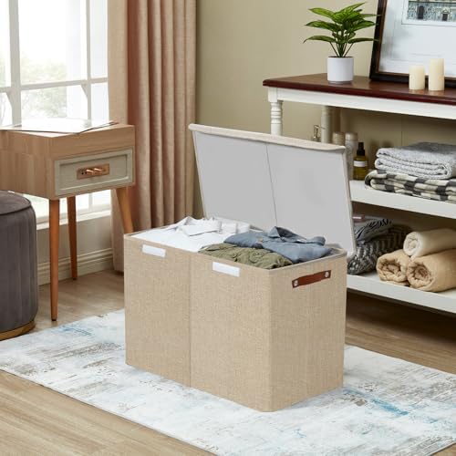 Bagnizer Large Toy Storage Box with Lids, Collapsible Sturdy Baby Storage Organizer Chest Bin Basket for Kids, Boys, Girls, Playroom, Nursery, Bedroom, Closet 25"x13"x16" (Khaki) - Image 6