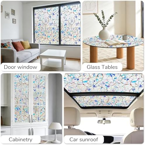 NINETREX Window Privacy Film, Rainbow Stained Glass Film, 23.6" x 157.4" - Image 6