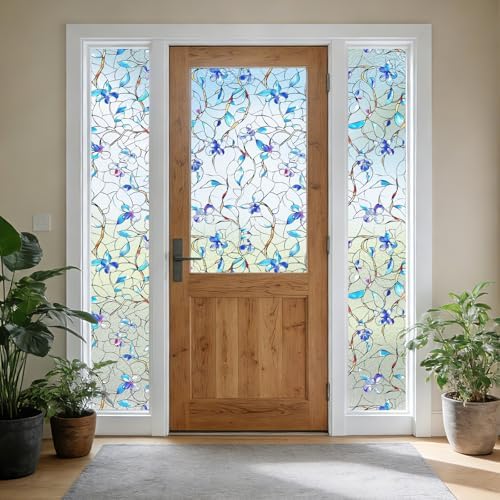 NINETREX Window Privacy Film, Decorative Frosted Film, 23.6" x 78.7" - Image 3