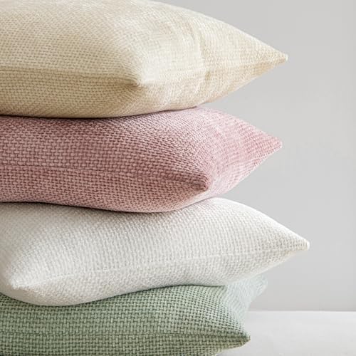 MIULEE Decorative Couch Throw Pillow Covers 20x20 Inch Neutral Cream 2 Pack - Image 4