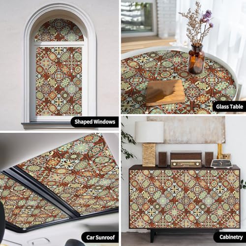 OHTMERU Stained Glass Window Privacy Film Decorative - Image 7