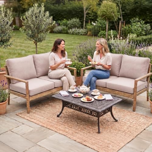 8Pcs Patio Cushion Covers Stretch Outdoor Furniture Protector Slipcovers - Image 2