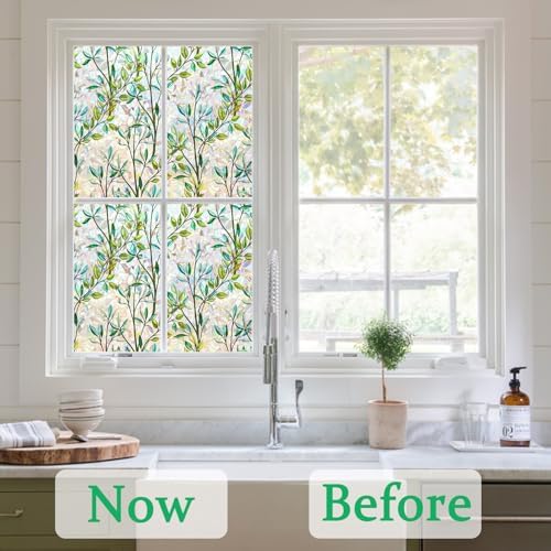 Stained Glass Window Film Decorative for Glass, 23.6" x 78.7" - Image 7
