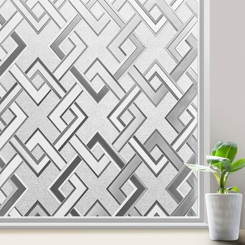 Kromapolis Frosted Glass Window Film Privacy Protection 23.6 x 157.4 inch by Kromapolis