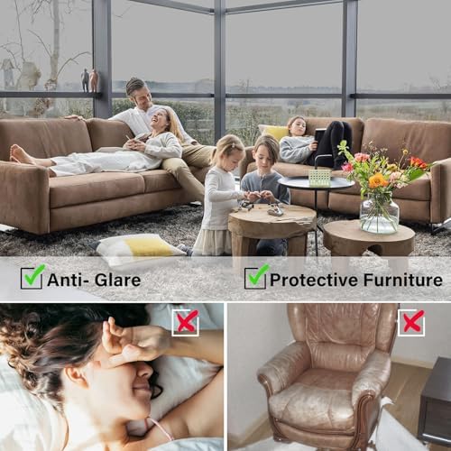 Kromapolis One Way Window Privacy Film Sun UV Blocking, 35.4″ x 314.9″ - Image 4