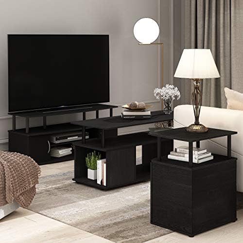 Furinno Jaya End Table, One, Black Wood - Image 4