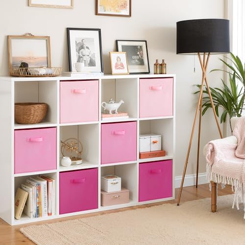 Cupic Cupid 6-Pack 13x13 Cube Storage Organizer, Cube Bins, Pink Gradient - Image 3