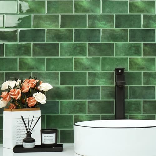 STICKGOO 10-Sheet Subway Tile Peel and Stick Backsplash, Self Adhesive Vinyl Wall Tiles, Stick on Backsplash for Kitchen and Bathroom(Thicker Design) - Image 6