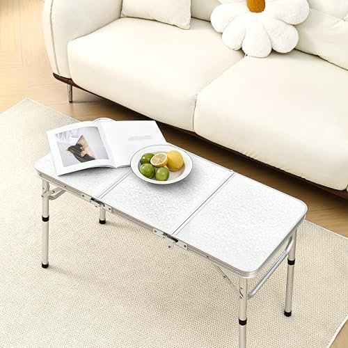 Yriuat Folding Camping Table 3ft Portable Picnic Table, 35" x 16" - Image 2