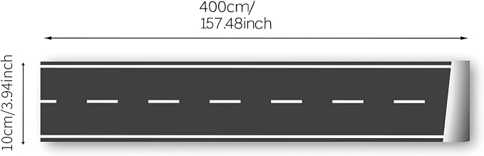 Wall Border Road Stickers Street Nursery Decor Boys Bedroom Decals Vehicle Removable Wallpaper Kids Room Vinyl Murals DIY Cute Decorations - Image 2