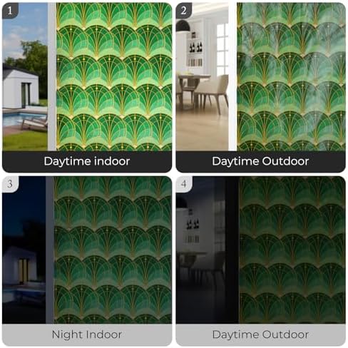 ADD.HERES Window Privacy Film, 3D Stained Glass Window Film, 23.6x35.4in - Image 6