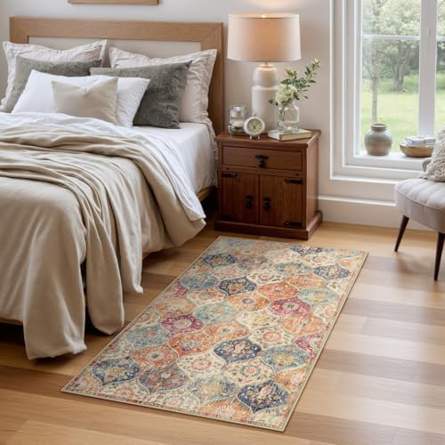 Lahome Moroccan Kitchen Rugs Non Slip Washable, 2x4 Rugs for Entryway - Image 6