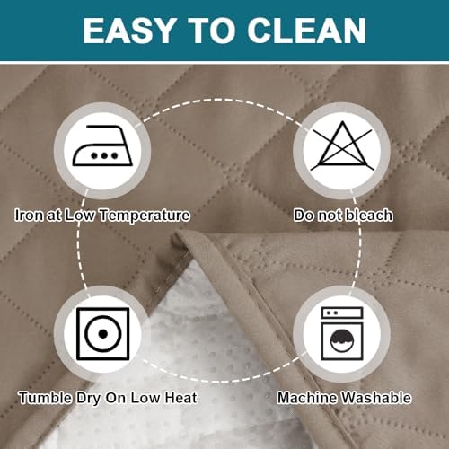Turquoize 100% Waterproof Sofa Covers Couch Cover for Dogs, XL Sofa 78" - Image 6