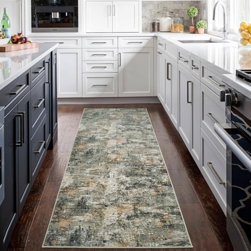Runner Rugs for Hallways Kitchen 2.6x8 Non Slip Washable Multi Color - Image 3