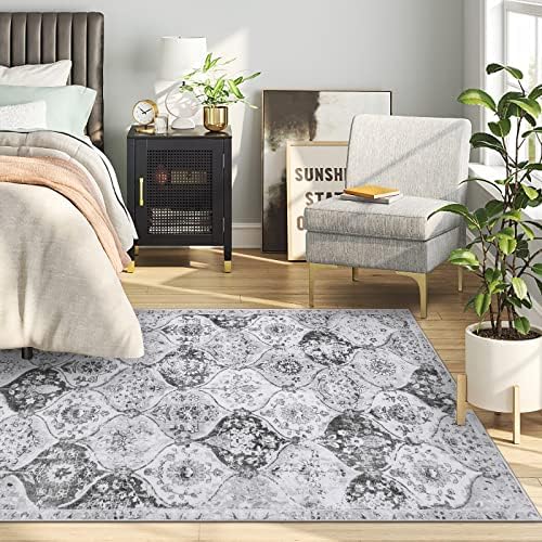 Lahome Moroccan Washable Small Area Rug, 3x5 Rugs for Bedroom Living Room - Image 6