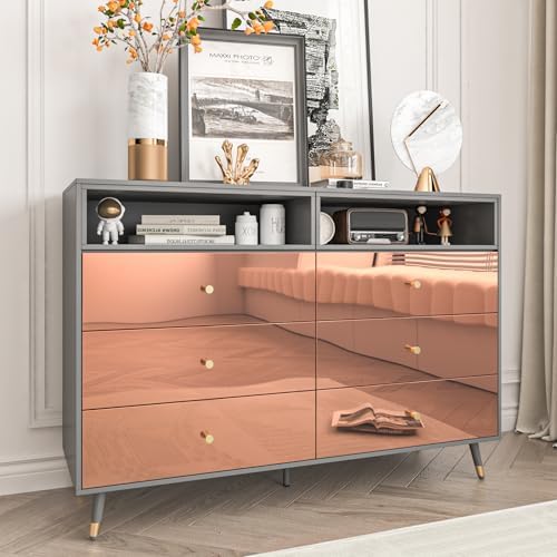 LaCheery 15.8"x80" Gold Mirror Stickers Self Adhesive Flexible Mirror Sheets Non Glass Mirrors Sticker Film Gold Wallpaper Peel and Stick Mirrors Reflective Paper for Crafts Wall Decor Vinyl Wrap Roll - Image 5