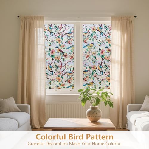 Kromapolis Window Privacy Film, Stained Glass Sticker, 35.4" x 78.7" - Image 2