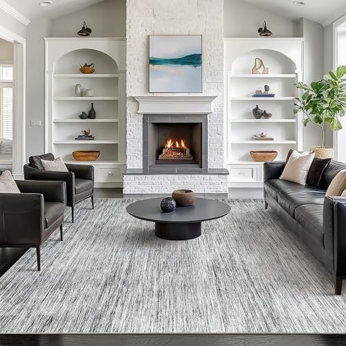 Valenrug 6x9 Area Rugs Non Slip, Large Washable Rugs for Living Room, Black - Image 4