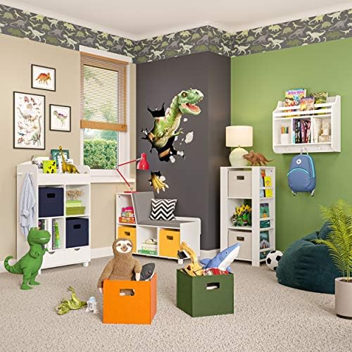 RiverRidge Folding Storage Bins - 2-pack of 10in Tall Olive Cubes - Image 3