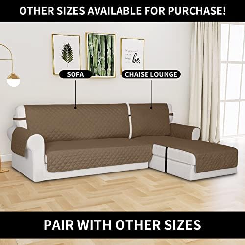 Easy-Going Reversible Couch Cover, Chaise Lounge, Camel/Camel - Image 2