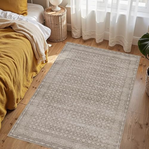 Rugxara 3x5 Entryway Rug, Vintage Boho Bedroom Area Rug - Image 2