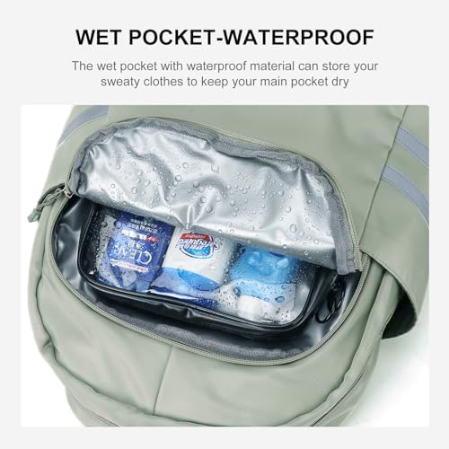 SYCNB Gym Backpack for Women with Shoes Compartment,Sports Backpack - Image 4