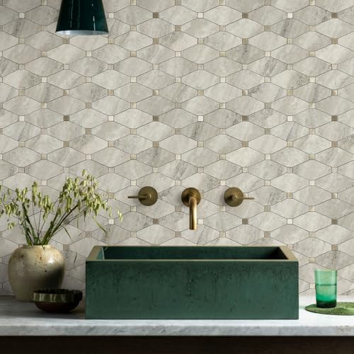 STICKGOO 10 Sheets Peel and Stick Backsplash, Beige - Image 5