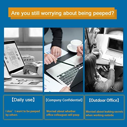 JCSKY 18-20 Inch Computer Monitor Privacy Screen Filter, Hanging Acrylic Screen Protector Anti Glare Eye Protection for Diagonal 18.5, 19.4, 19.5, 20.5 Inch Widescreen Desktop PC ​Monitor - Image 4