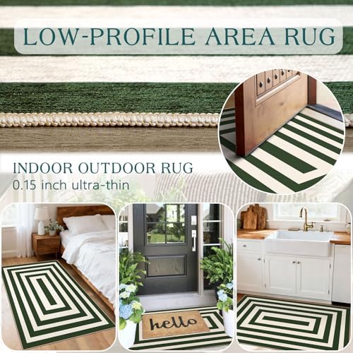 Modern Outdoor Rug - 28"x43" Front Door Mat Indoor Outside Entrance - Image 5