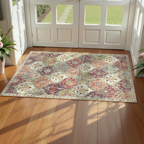 Lahome Washable Entryway Rug, 2x4 Kitchen Rugs for Entryway Bathroom by Lahome