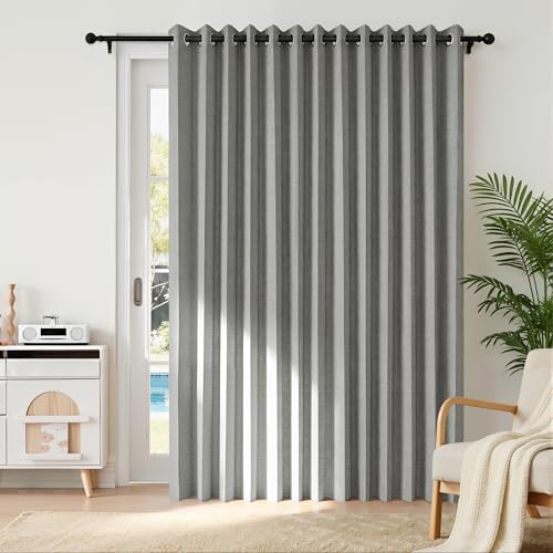 RYB HOME Accordion Style Room Divider Curtains 100% Blackout - Image 2