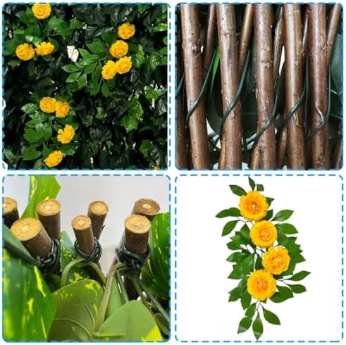 Artificial Expandable Ivy Privacy Fence Screen,Adjustable Size,Dense Leaf Panel,Perfect for Balcony,Garden,Fence Cover and Green Wall Decoration - Image 3