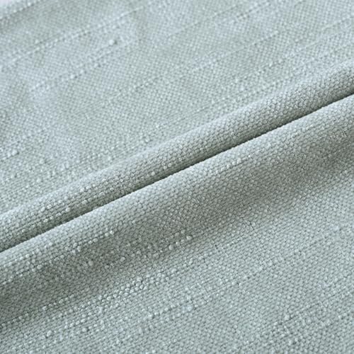 Set of 4 Soft Textured Decorative Throw Pillow Covers 20x20 Inch Cozy Farmhouse Cushion Cover Square Accent Pillow Cases for Bed Couch Sofa Living Room, Light Aqua - Image 4