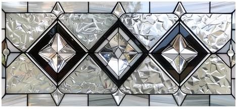 BlissYard Stained Glass Decorative Window Film 39.3x17.7 Inch PVC - Image 5