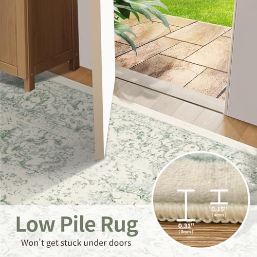 Rugxara 6x9 Washable Area Rug for Living Room,Light Green - Image 6