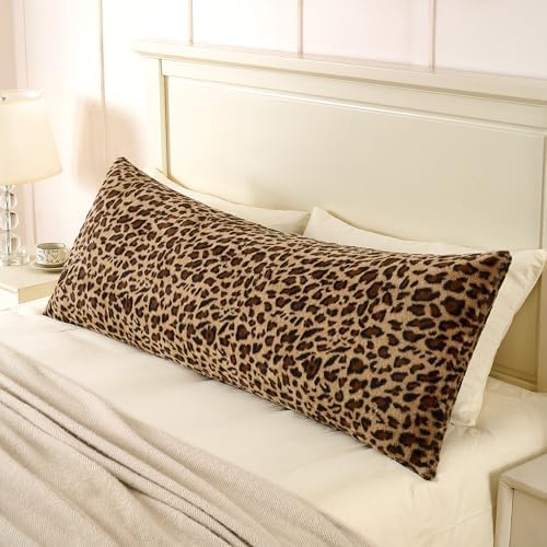 GALMAXS7 Cheetah Pillow Covers Leopard Throw Pillow Covers, 20x54 by GALMAXS7