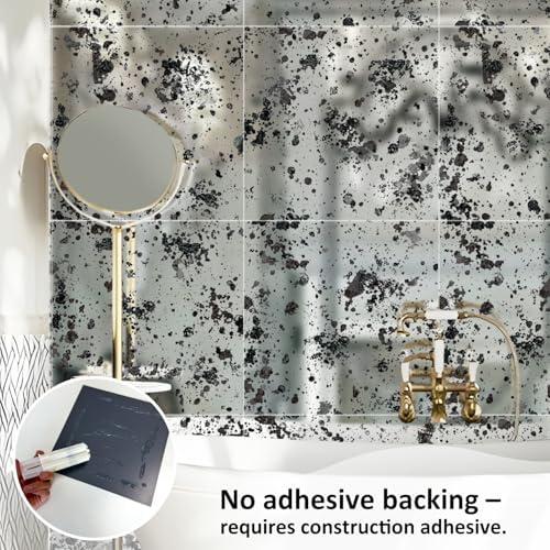 LiveInUrban Acrylic Antique Mirror Wall Panels, Ink Splash and Stain - Image 3