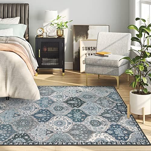 Lahome Moroccan Machine Washable Area Rugs, 4x6 Rug for Living Room Bedroom - Image 6